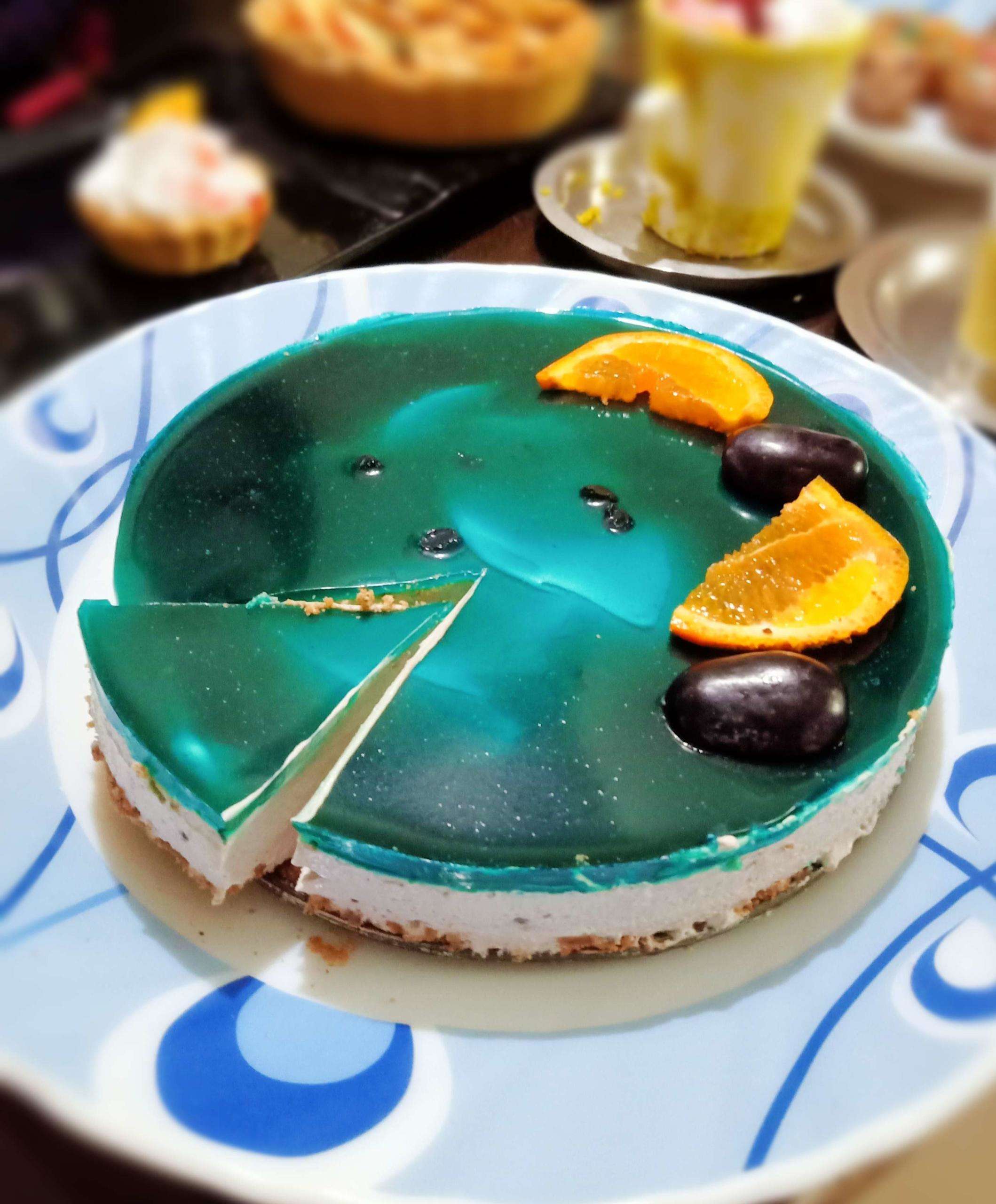 Recipe: Black Grapes Cheesecake by Zalak Maheshwari