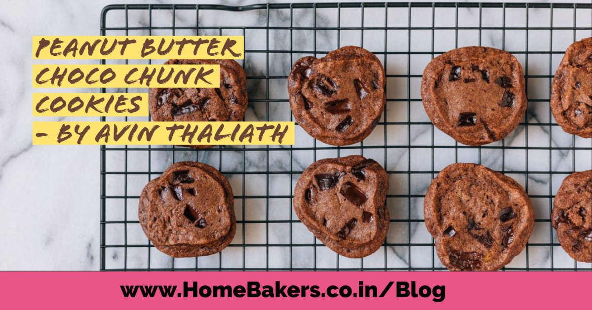 Recipe: Peanut Butter Chocolate Chunk Cookies – By Chef Avin Thaliath
