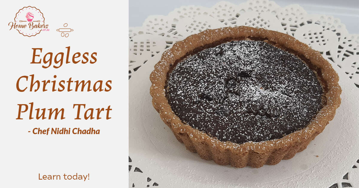 Recipe: Eggless Christmas Plum Tart by Chef Nidhi Chadha