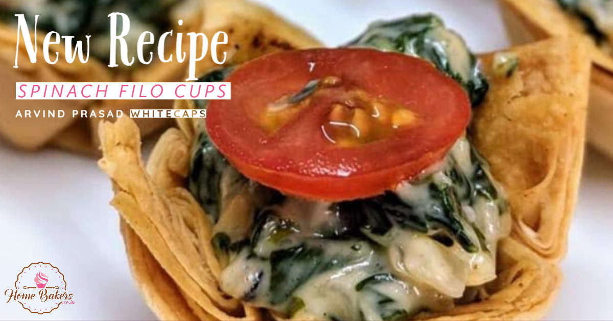 Recipe – Spinach Filo Cups