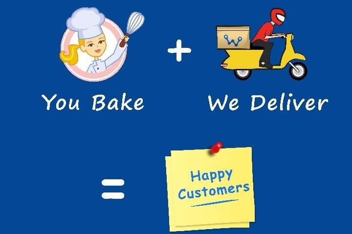 You bake, Whizzy delivers!